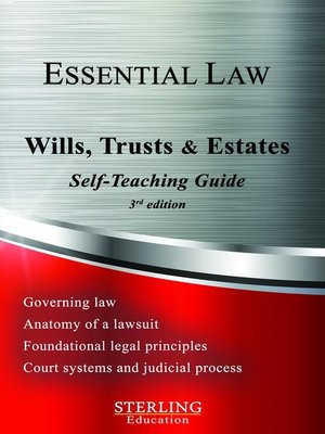 cover image of Wills, Trusts & Estates